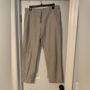 Gray linen Gap pants size 8